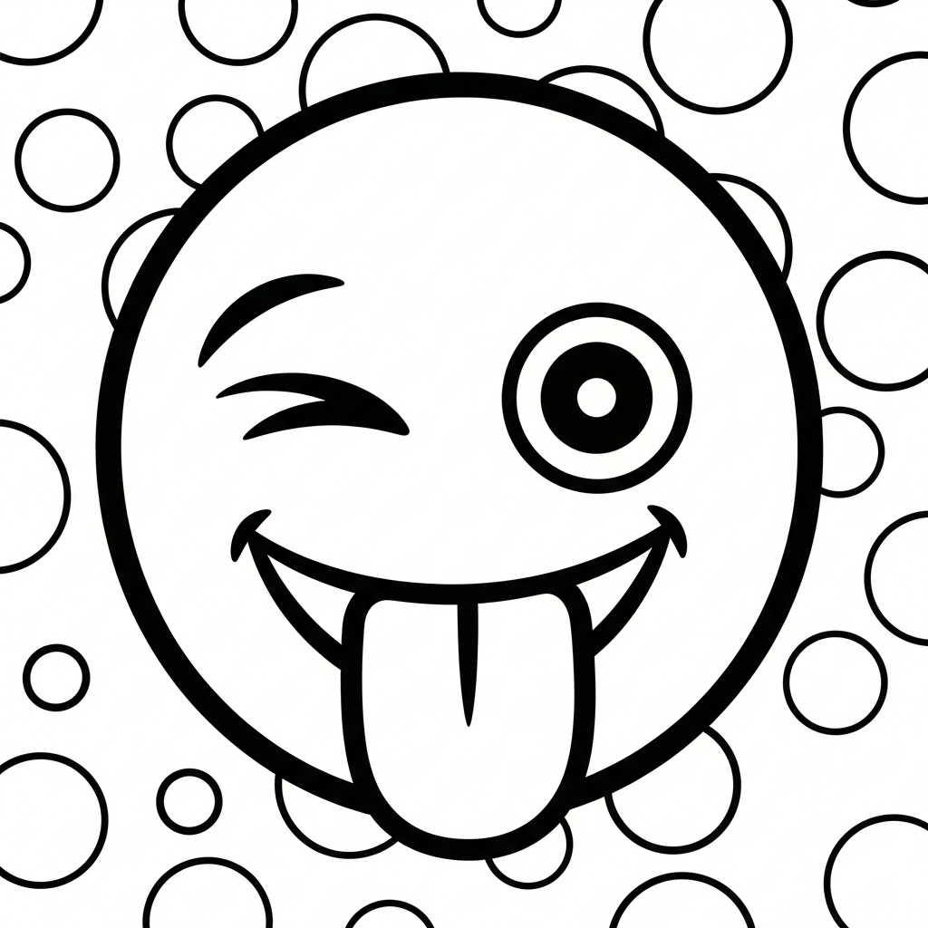 coloriage Emoji updated à imprimer