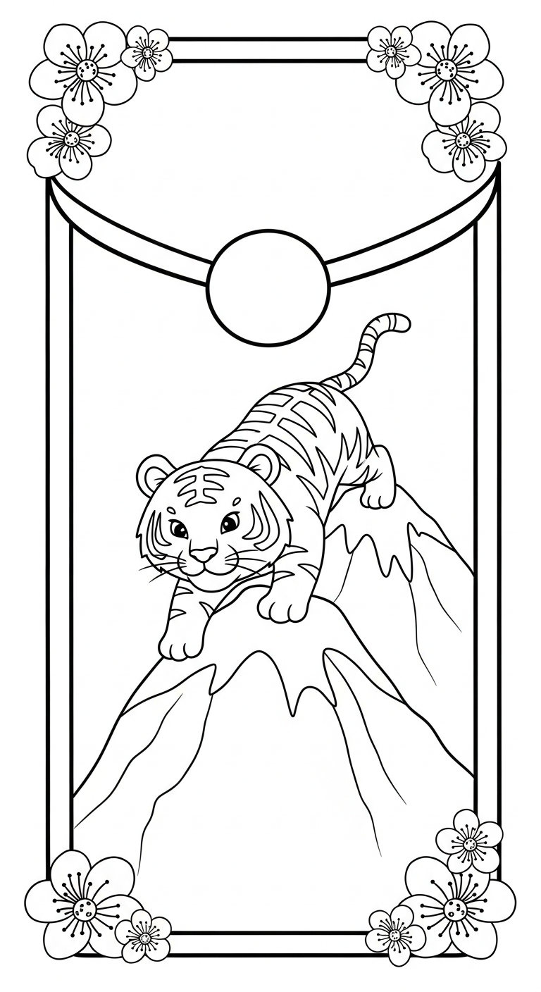 coloriage Enveloppe Rouge à imprimer pdf gratuit 1