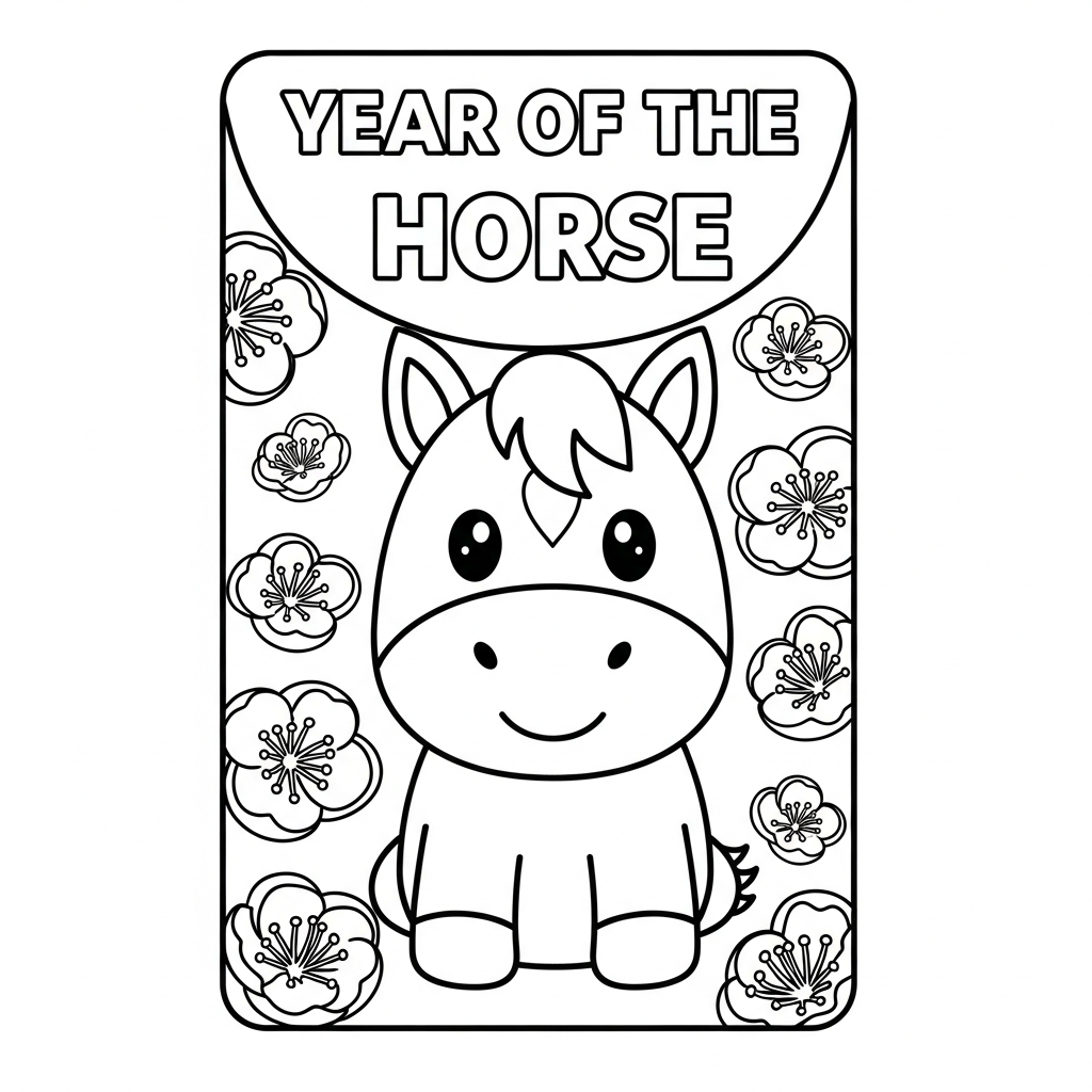 imprimer coloriage Enveloppe Rouge