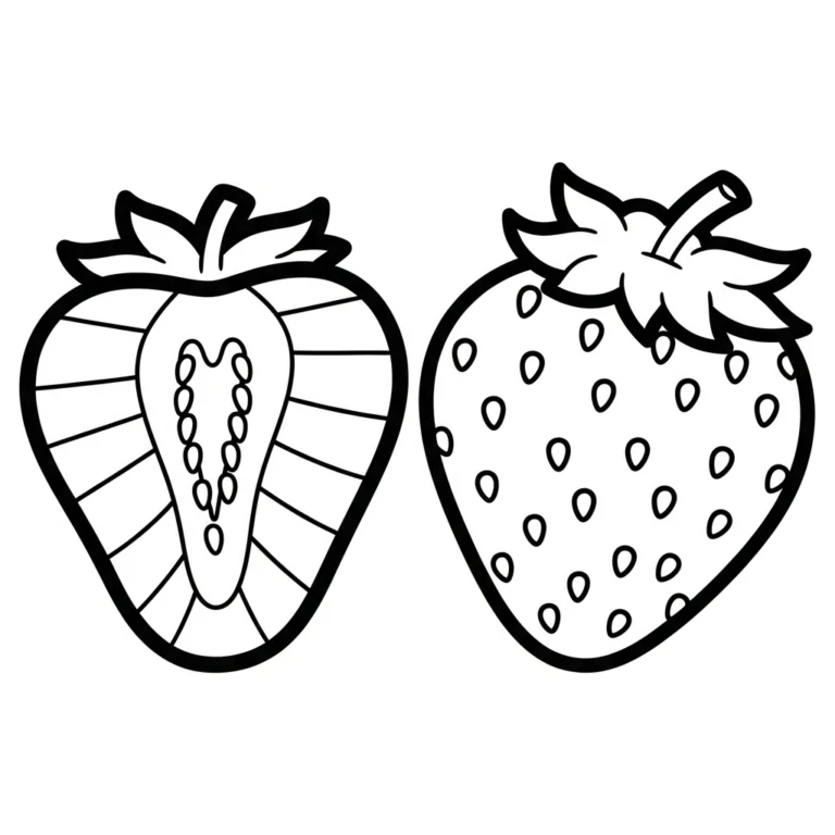 Coloriage Fraise