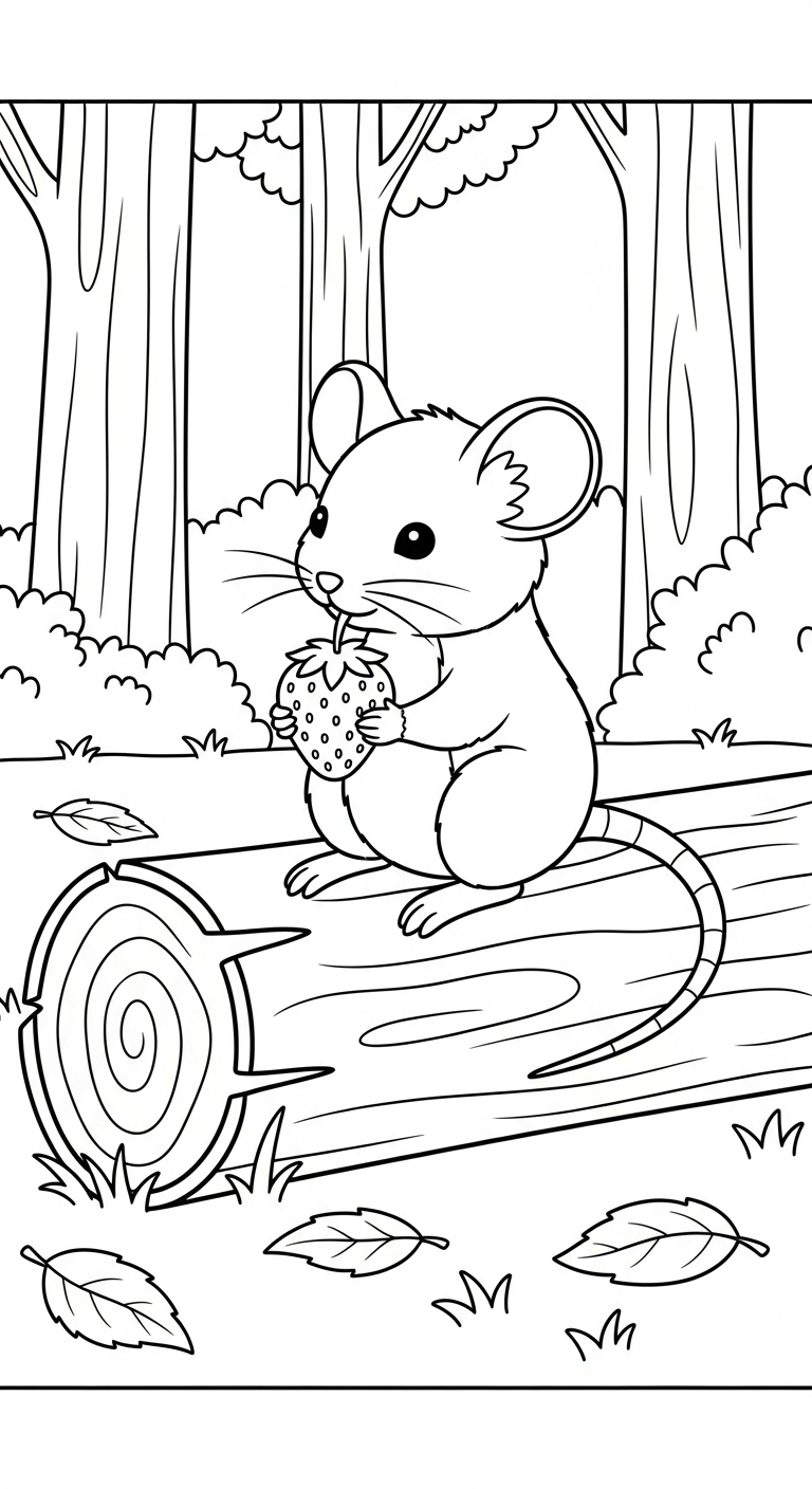 coloriage Fraise updated a dessiner en ligne