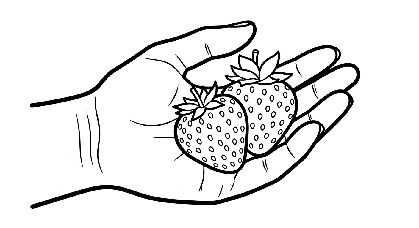 coloriage Fraise updated à imprimer pour enfant de 10 ans