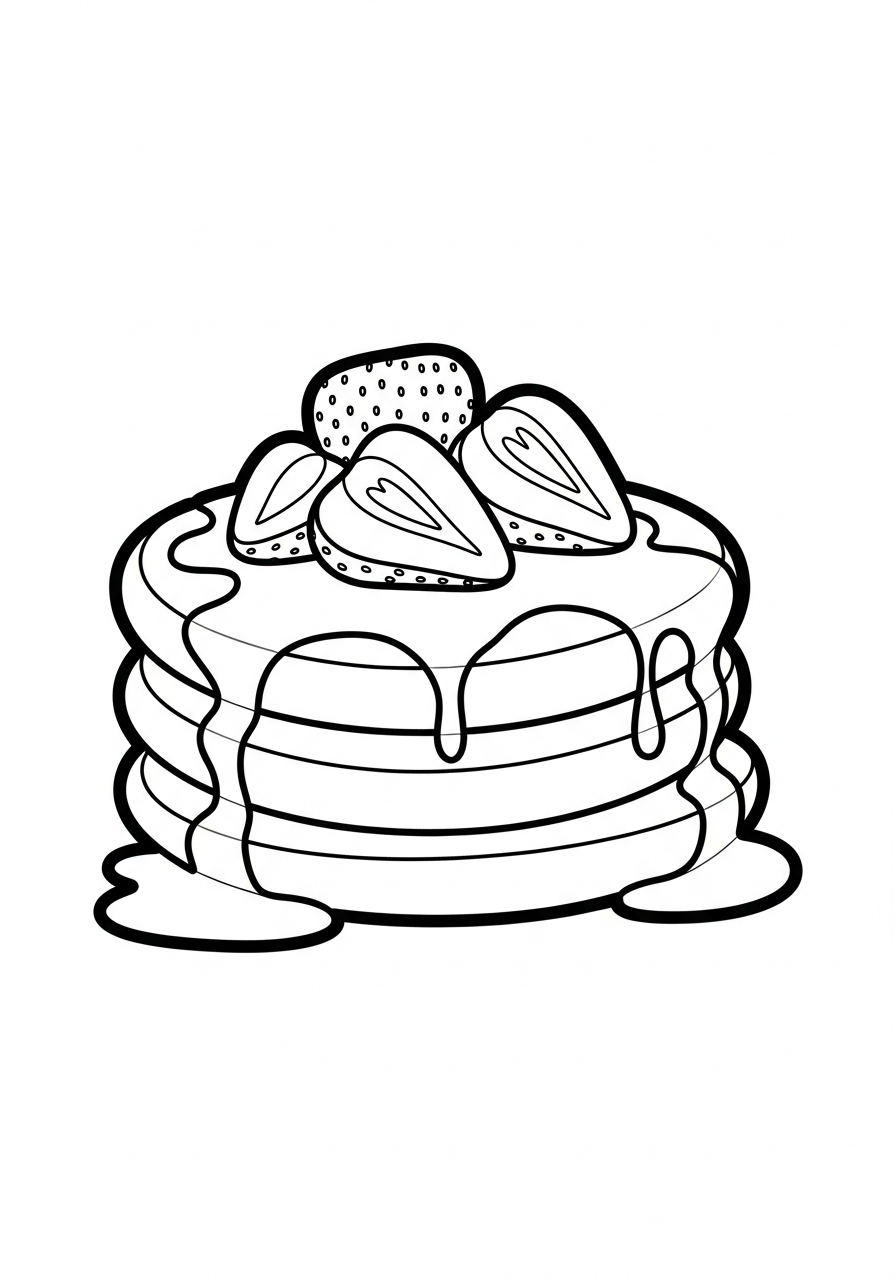 coloriage Fraise updated pour enfants à télécharger