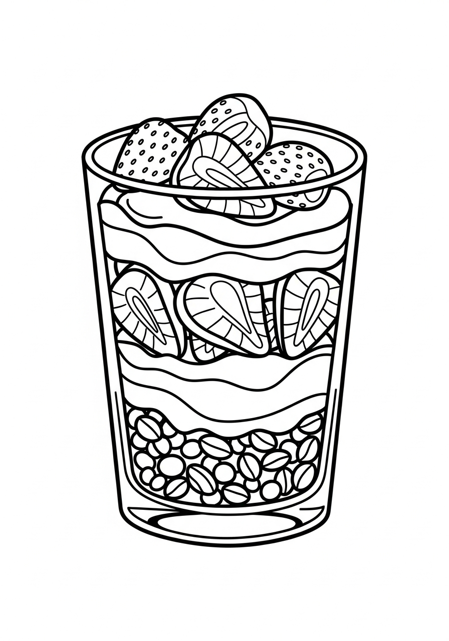 coloriage Fraise updated pour enfants à télécharger 1