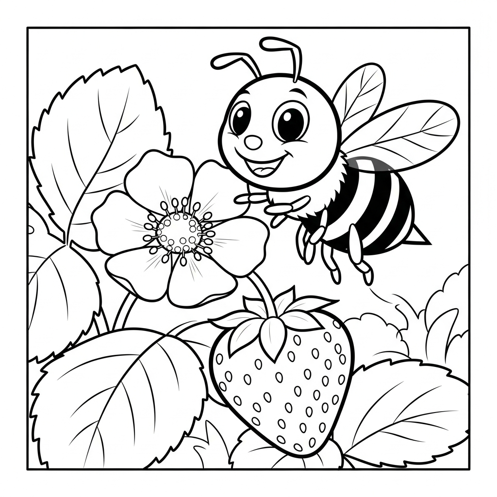 coloriage Fraise updated gratuit