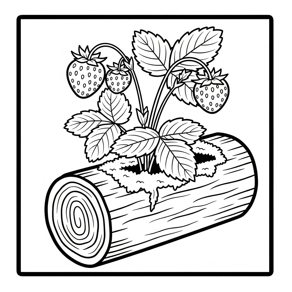imprimer coloriage Fraise updated pour enfant