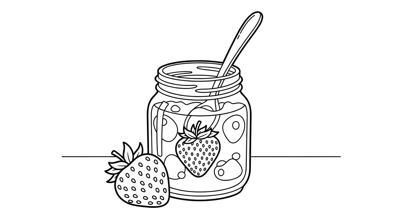 coloriage Fraise updated à imprimer pdf gratuit 1