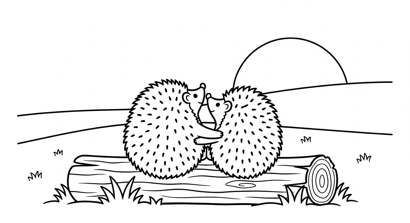 a imprimer coloriage Hérisson updated gratuit