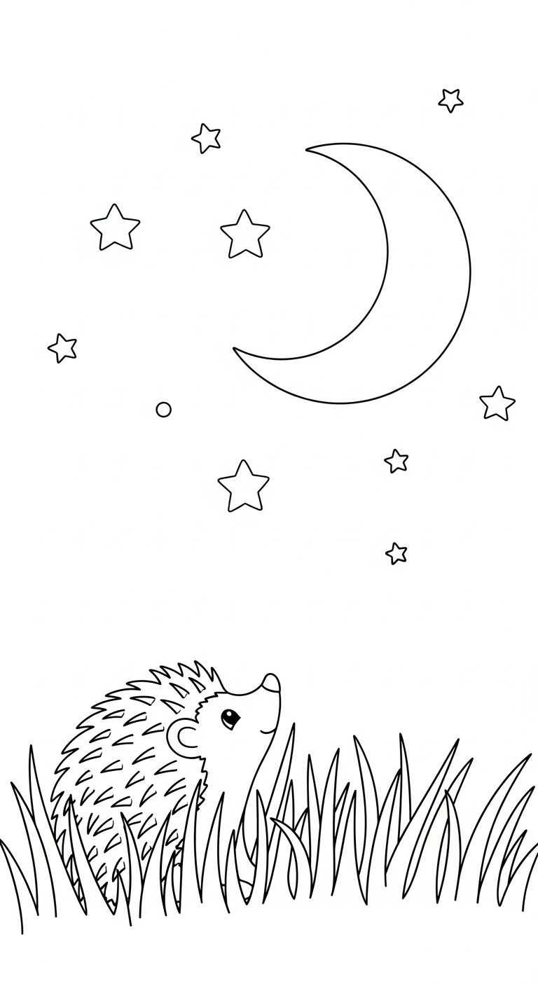 coloriage Hérisson updated a colorier en ligne