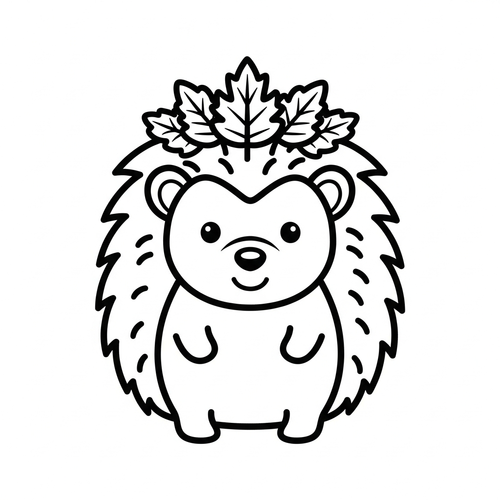 coloriage Hérisson updated a colorier en ligne gratuitement