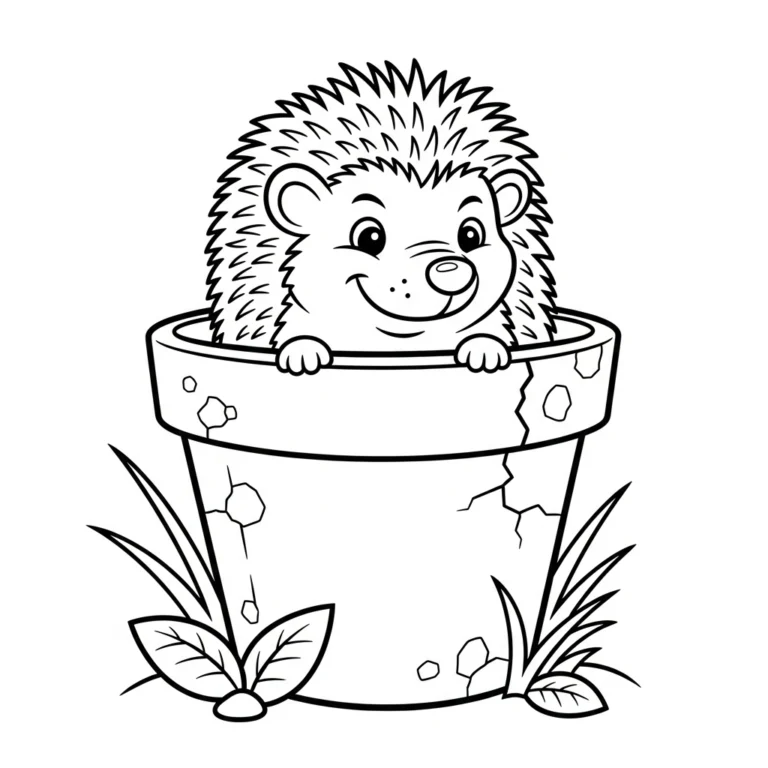 Coloriage Hérisson