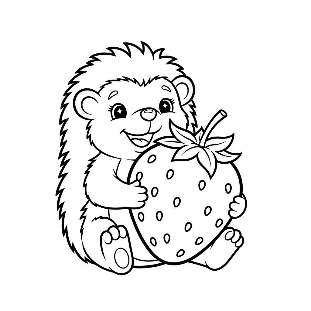 coloriage Hérisson updated à imprimer pour enfant de 10 ans