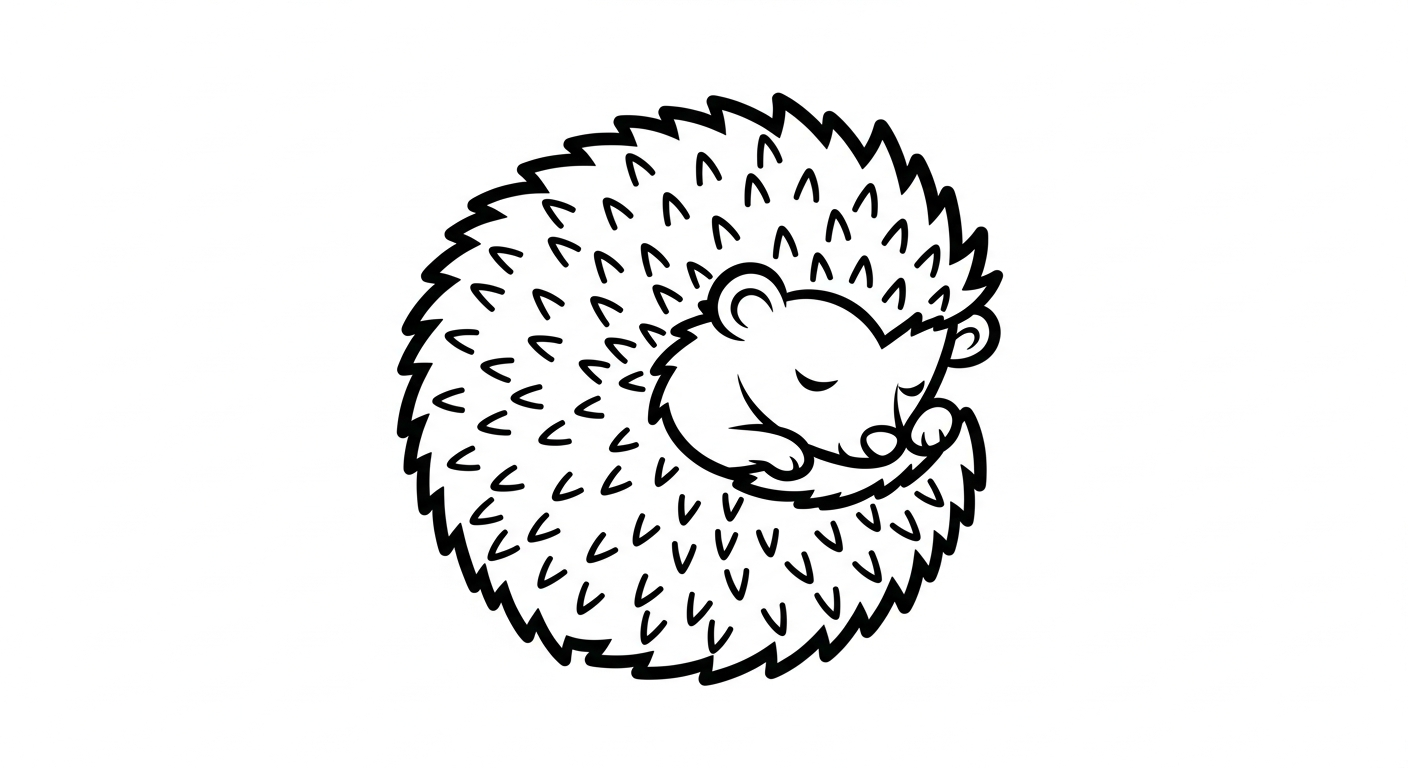 coloriage Hérisson updated pour enfant de à imprimer