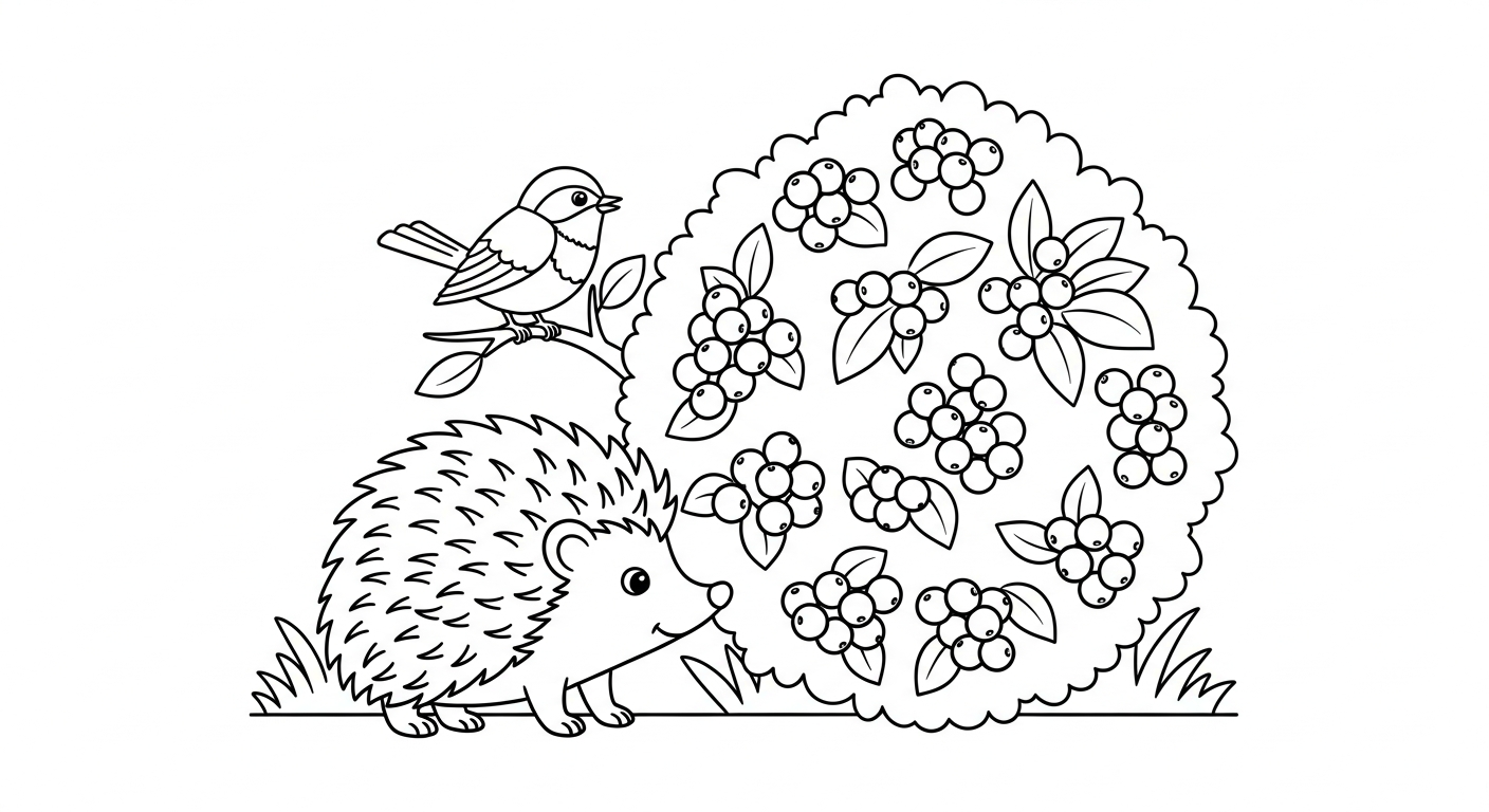 coloriage Hérisson updated pour enfant a imprimer gratuit