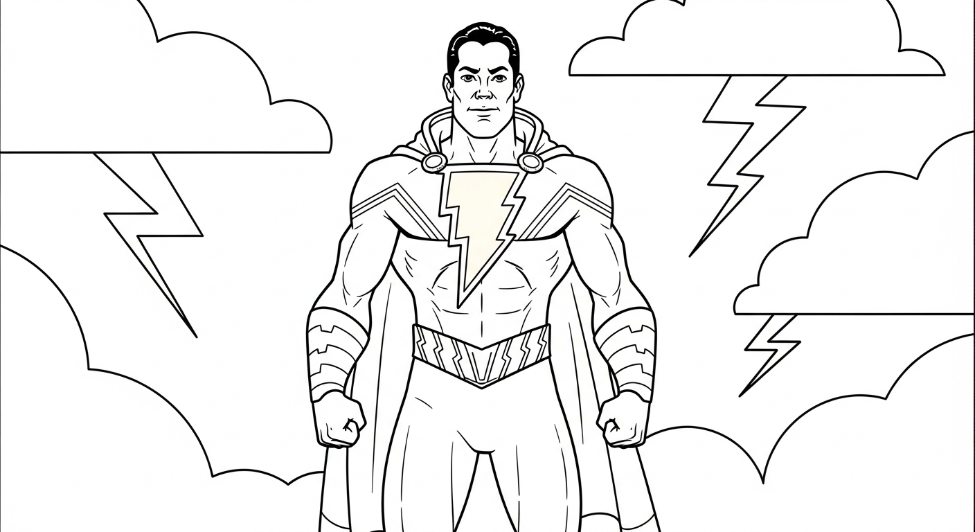 coloriage Justice League pour enfants a imprimer