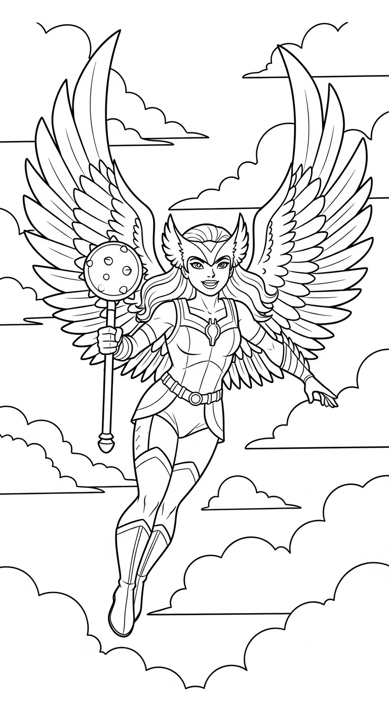 coloriage Justice League à imprimer pdf gratuit