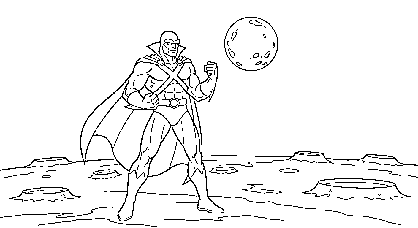 coloriage Justice League pour enfant à imprimer