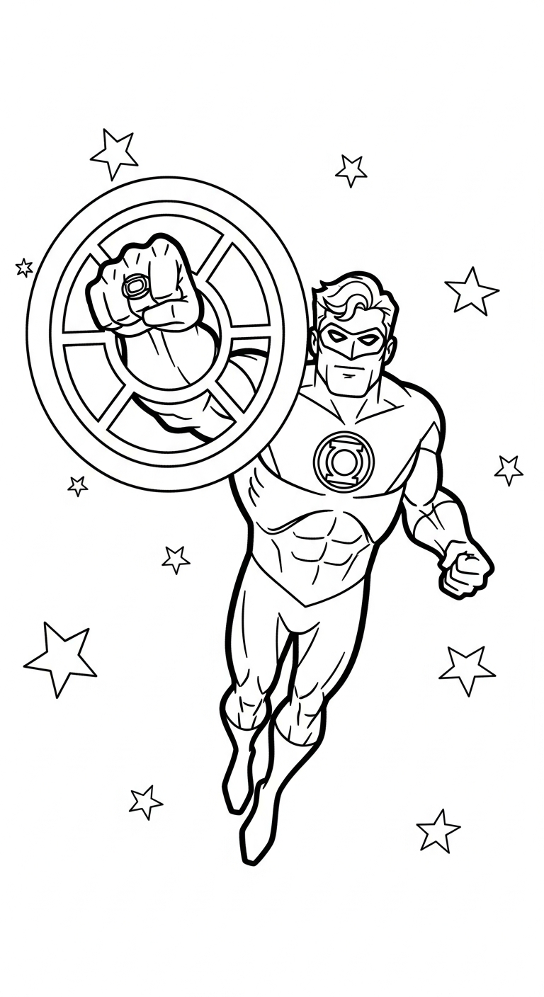 coloriage Justice League pour enfant