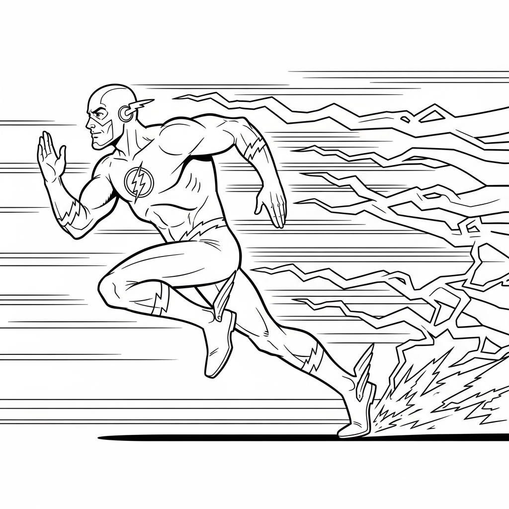 imprimer coloriage Justice League gratuit 1