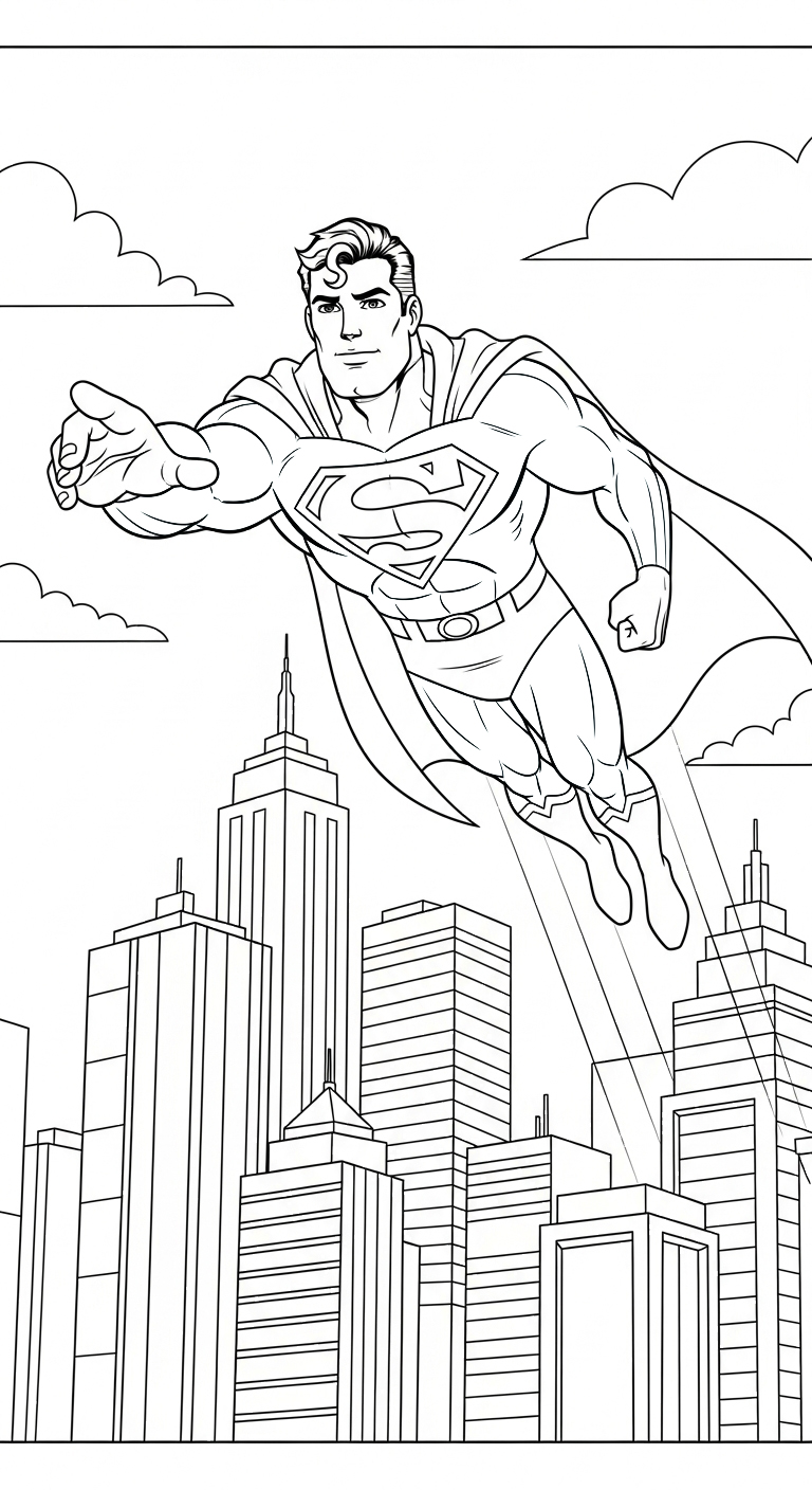 coloriage Justice League et apprentissage