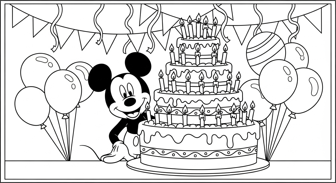 coloriage Mickey Mouse updated a imprimer 1