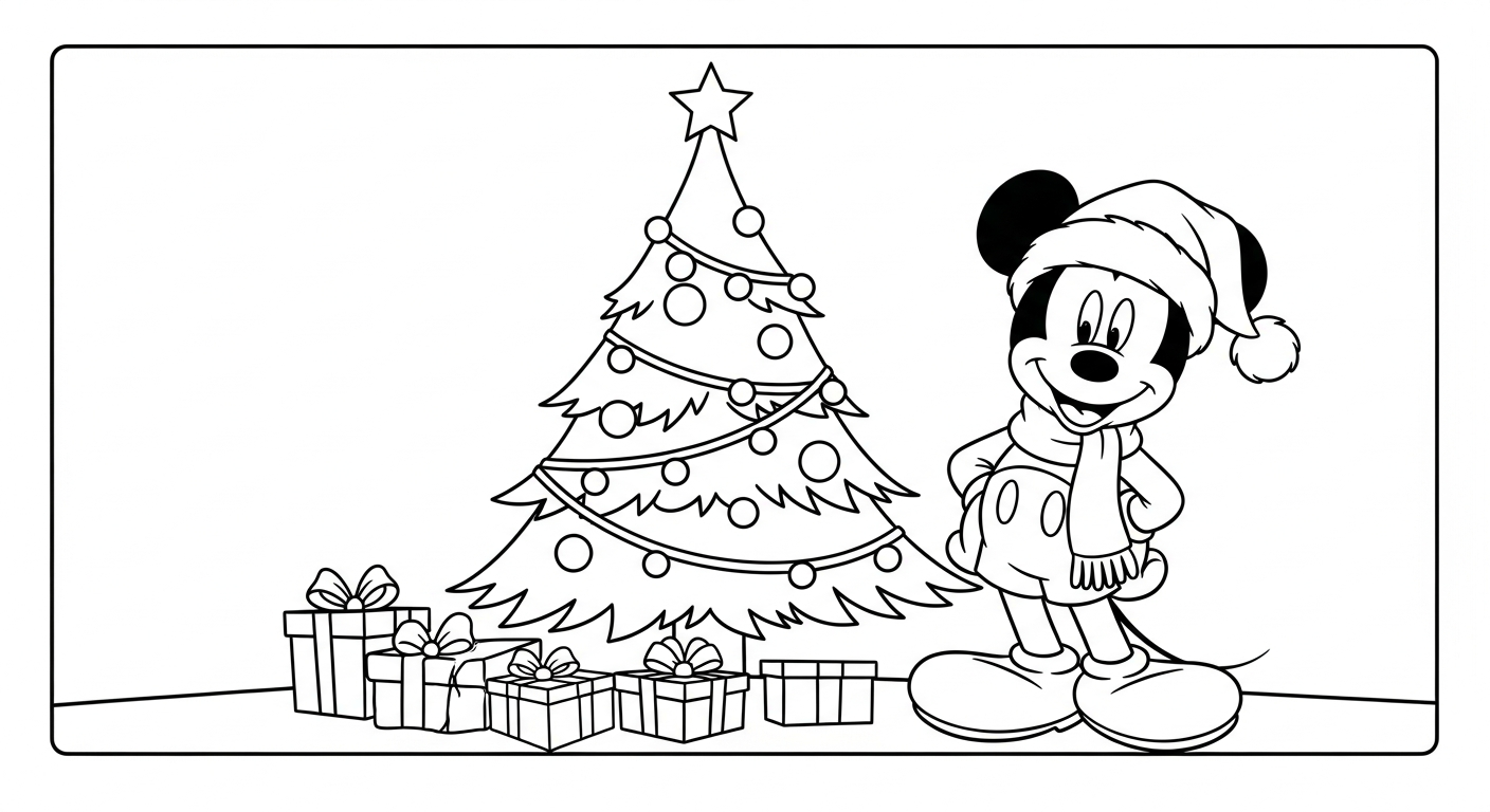 coloriage Mickey Mouse updated pour enfants à télécharger
