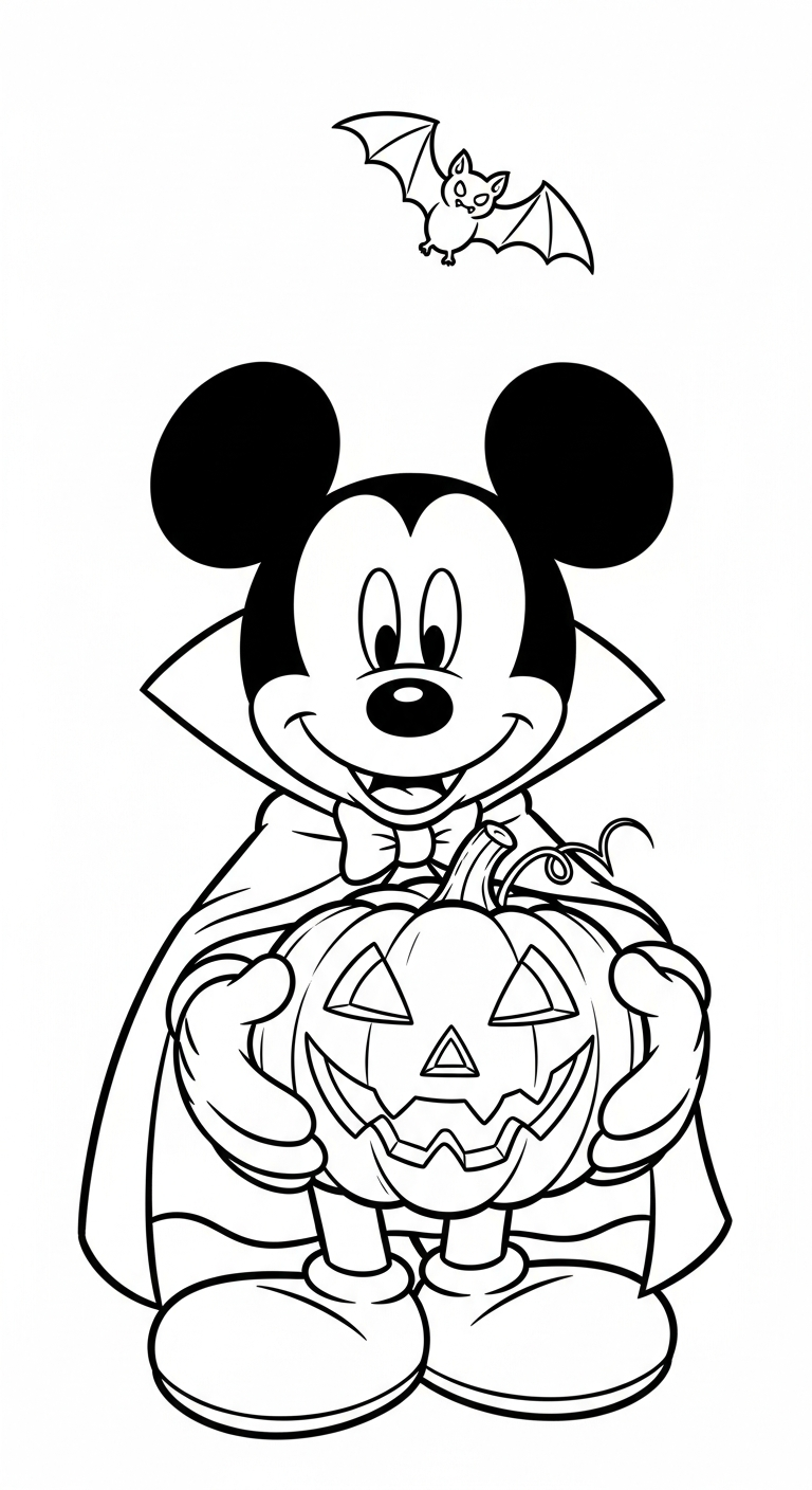 coloriage Mickey Mouse updated pour enfant de 6 ans