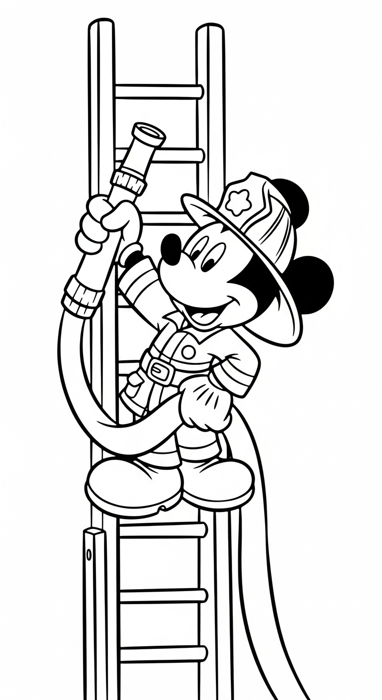 coloriage Mickey Mouse updated à imprimer pdf gratuit 1