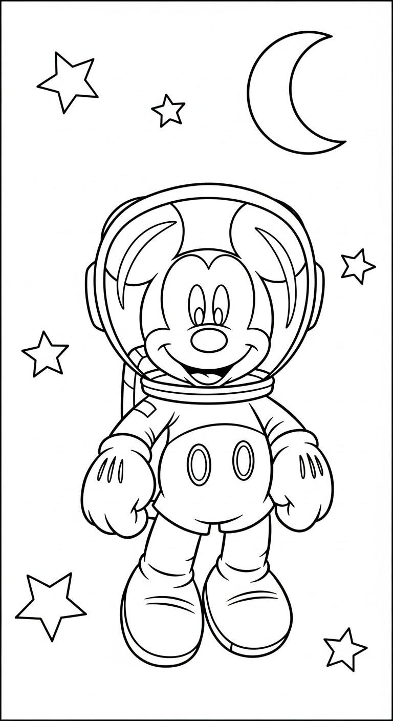 coloriage Mickey Mouse updated a dessiner et imprimer