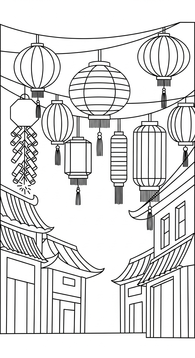 coloriage Nouvel An Chinois updated a dessiner en ligne