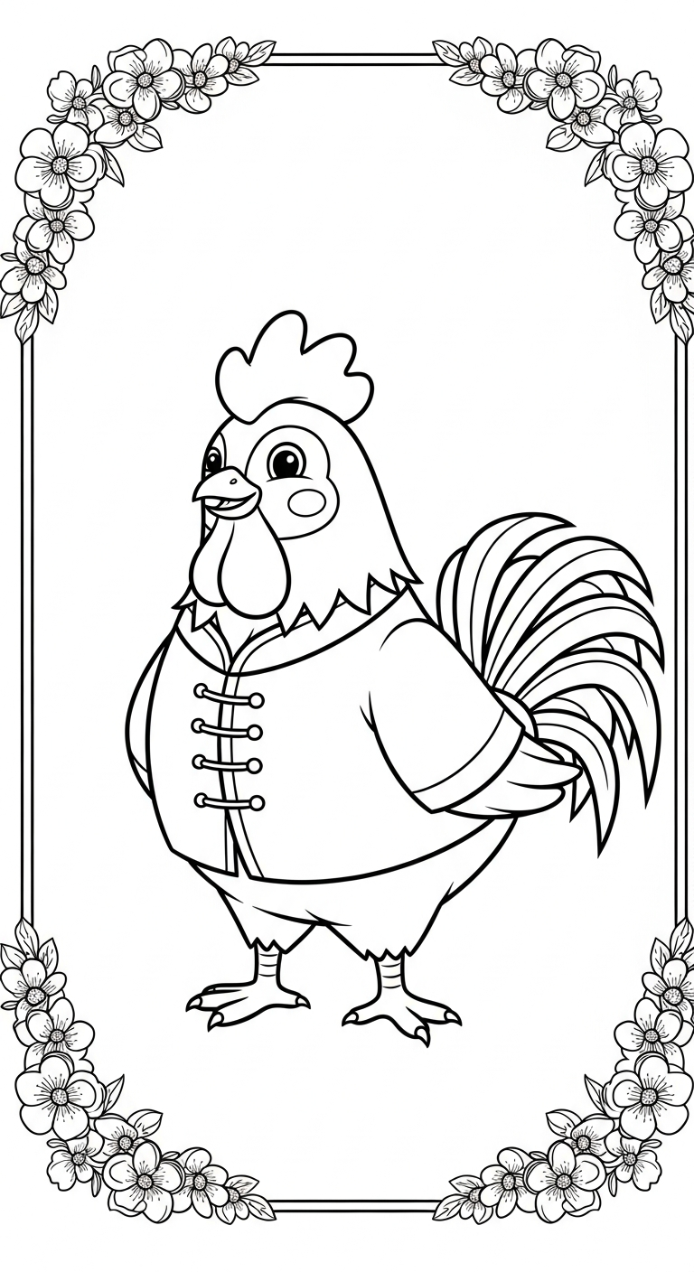 coloriage Nouvel An Chinois updated à imprimer kawaii