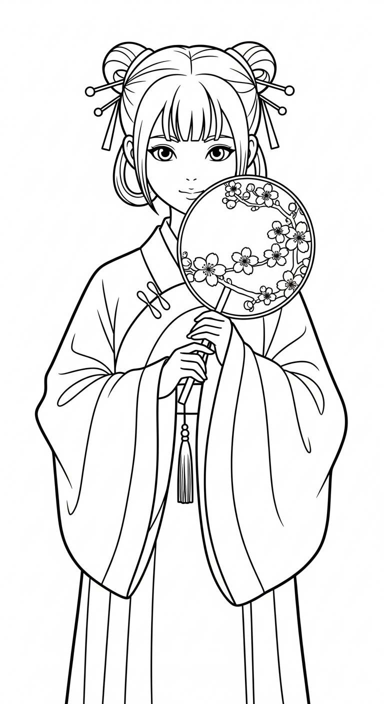 coloriage Nouvel An Chinois updated pour enfant gratuit