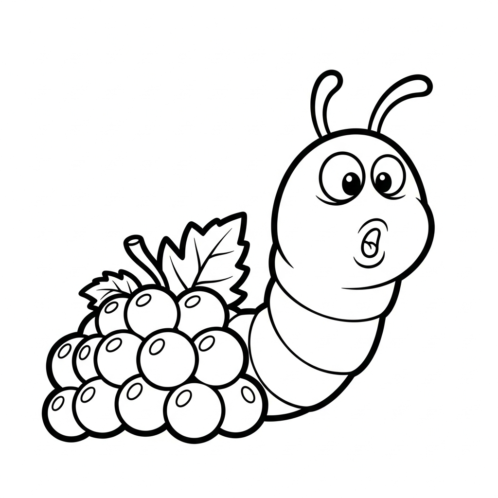 coloriage Raisin updated a imprimer