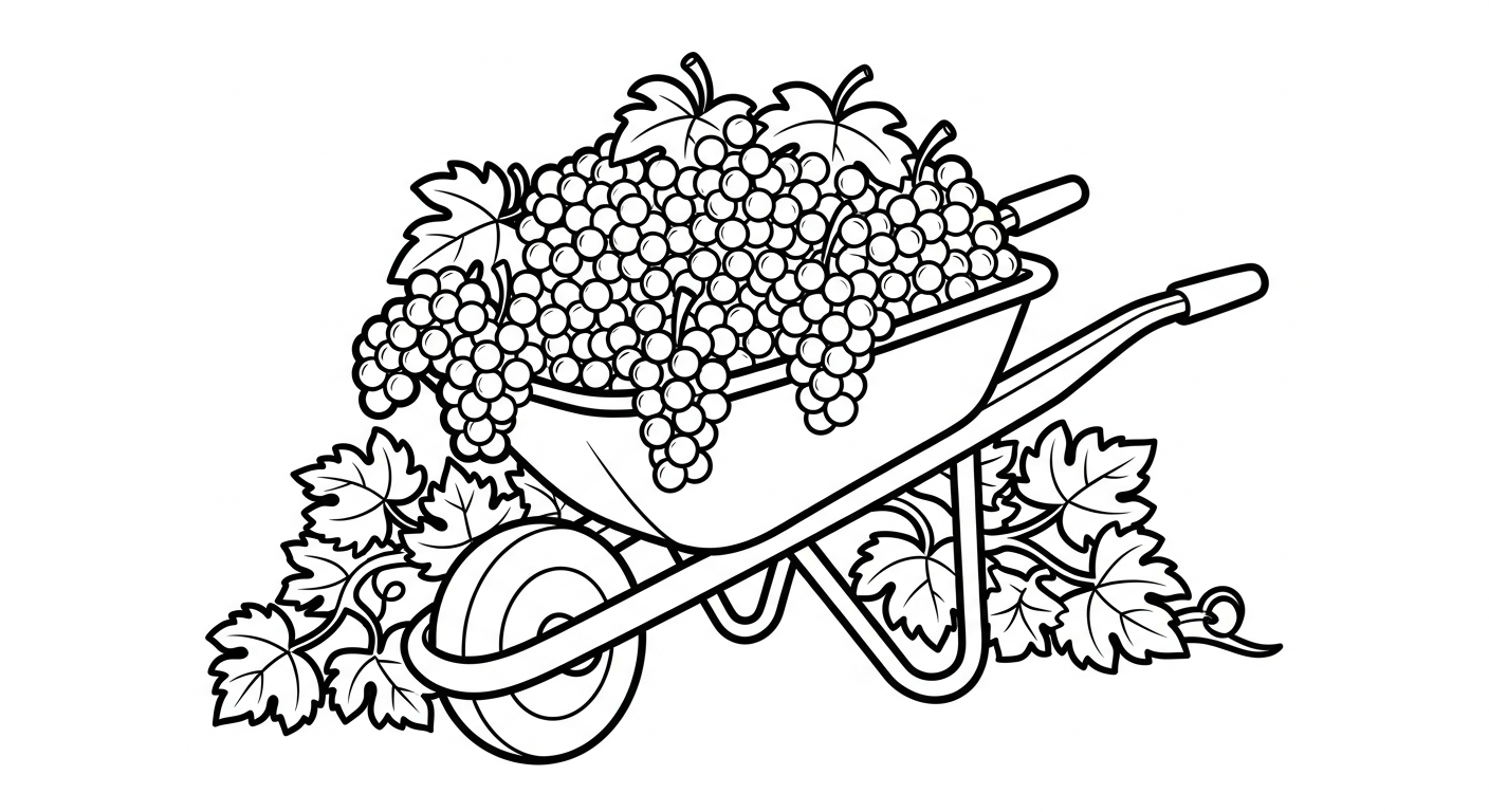 coloriage Raisin updated à imprimer gratuit