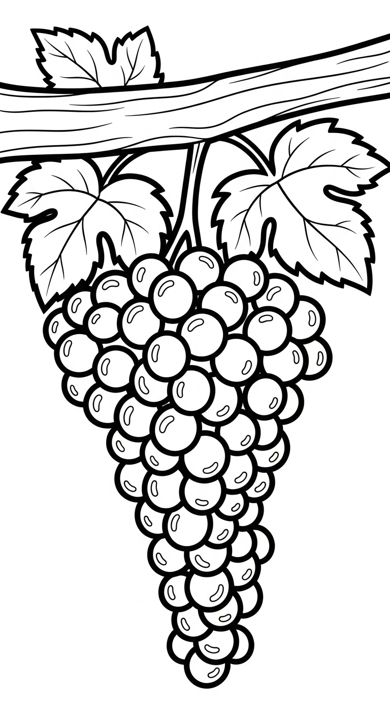 télécharger coloriage Raisin updated gratuit