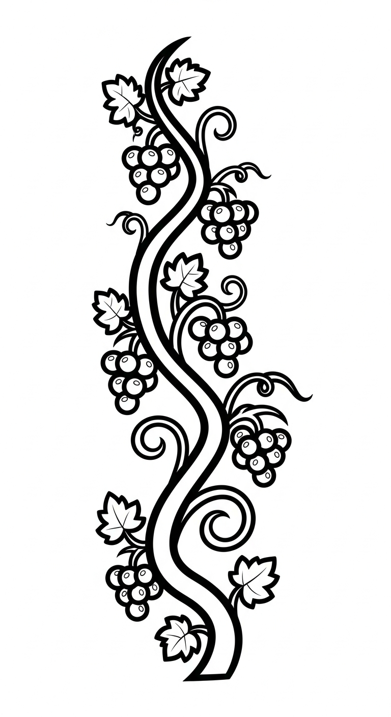 coloriage Raisin updated à imprimer pour enfant de 9 ans