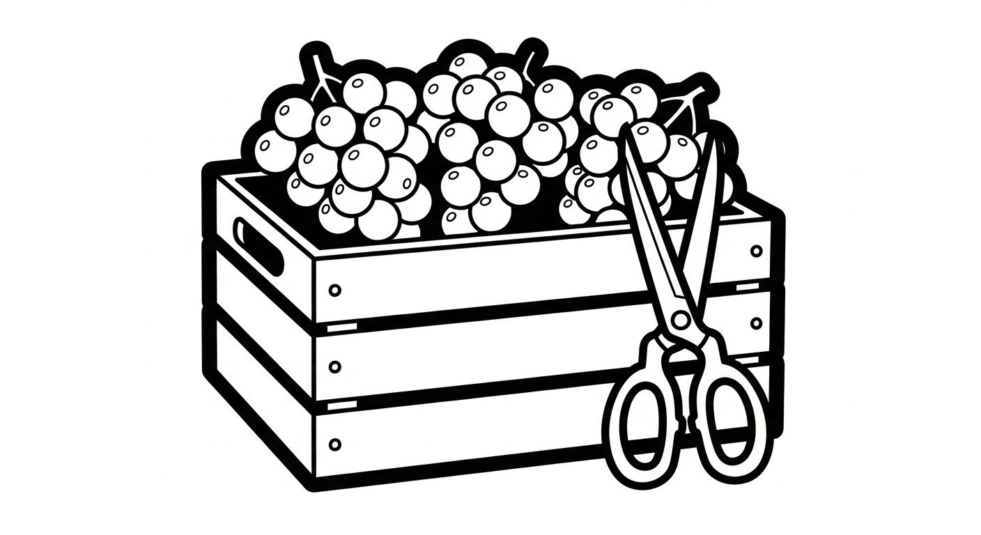 coloriage Raisin updated a dessiner et imprimer