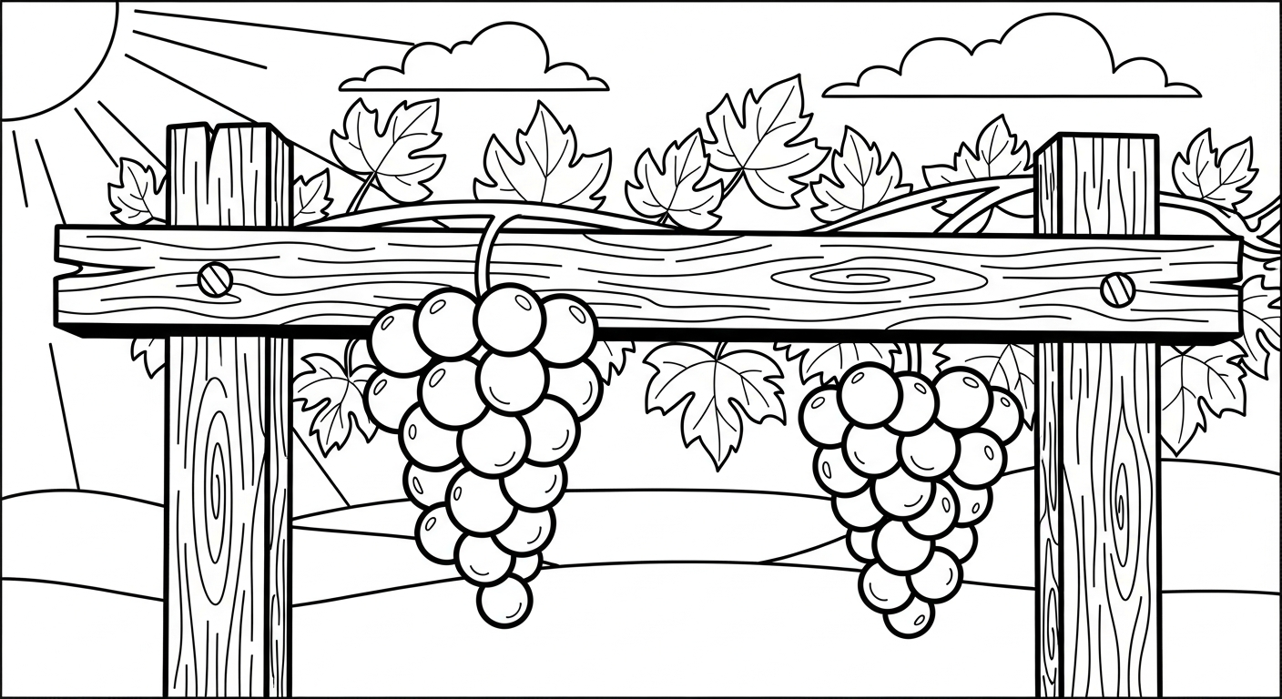 coloriage Raisin updated pour enfant gratuit