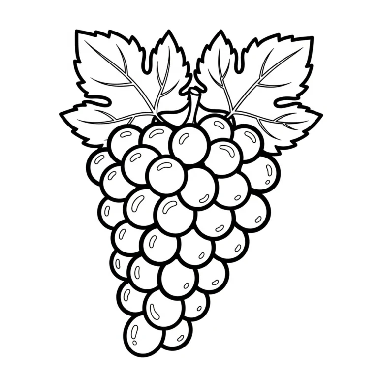 Coloriage Raisin