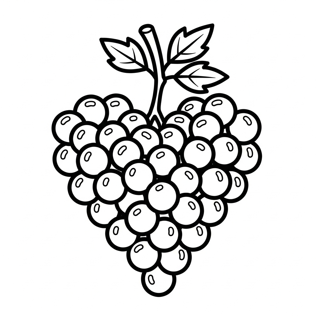 coloriage Raisin updated gratuit en ligne