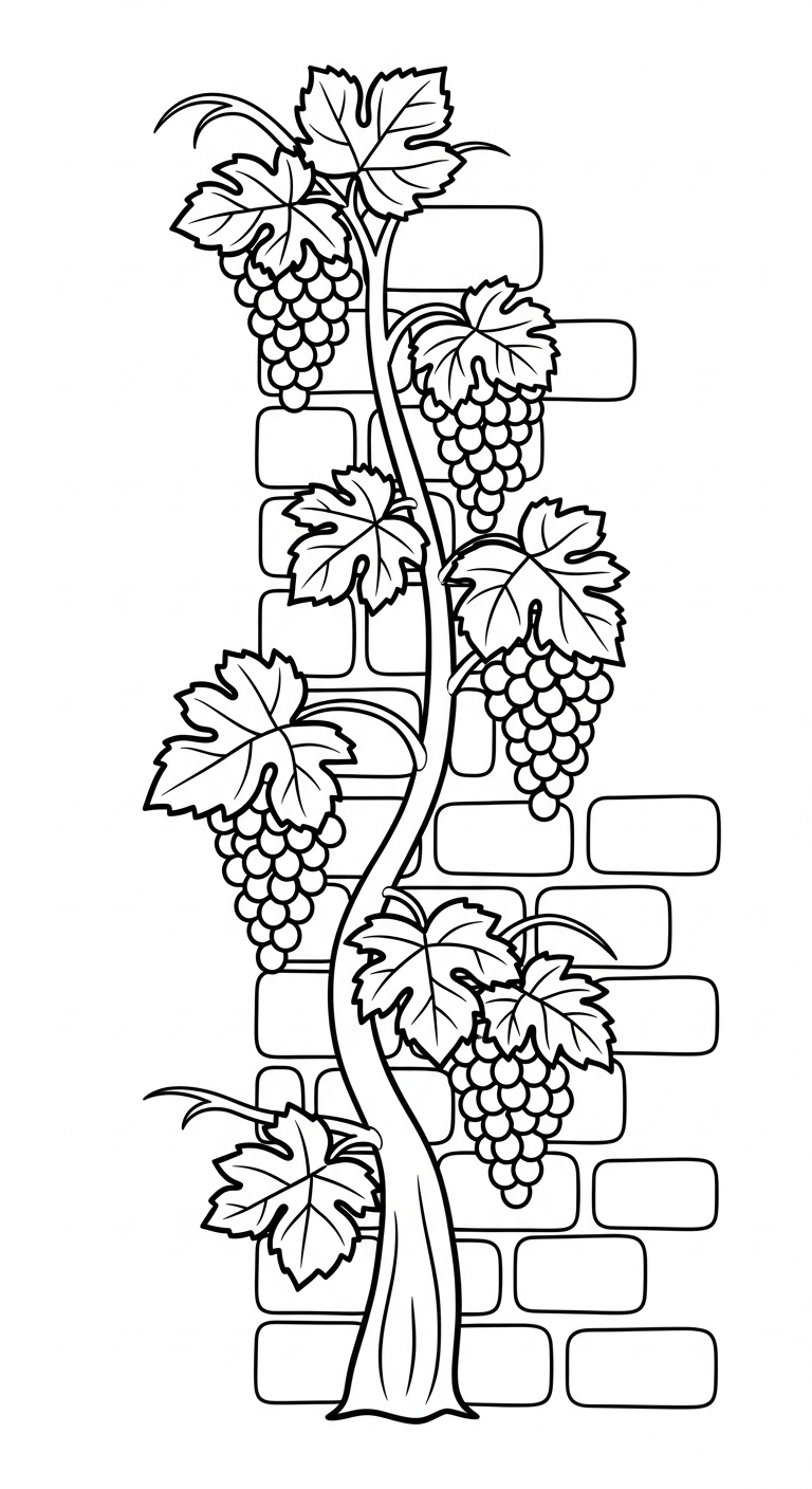 coloriage Raisin updated a imprimer pour enfant de 4 ans 1