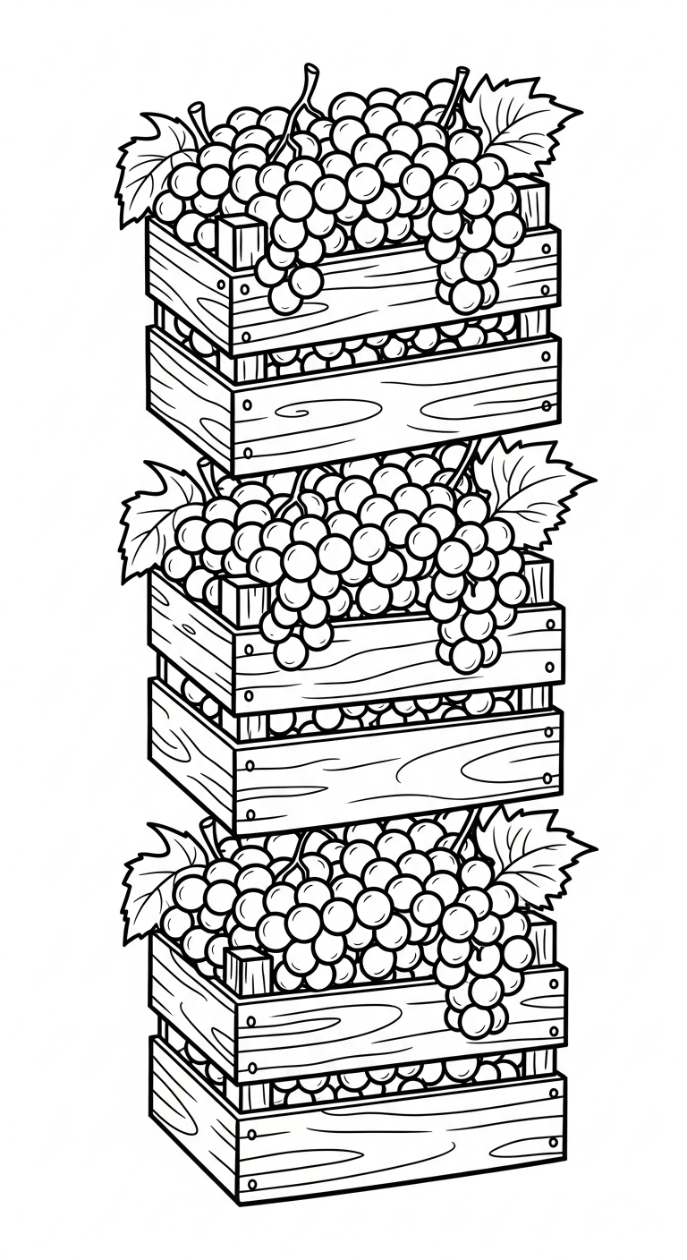 coloriage Raisin updated à imprimer pour enfants 1