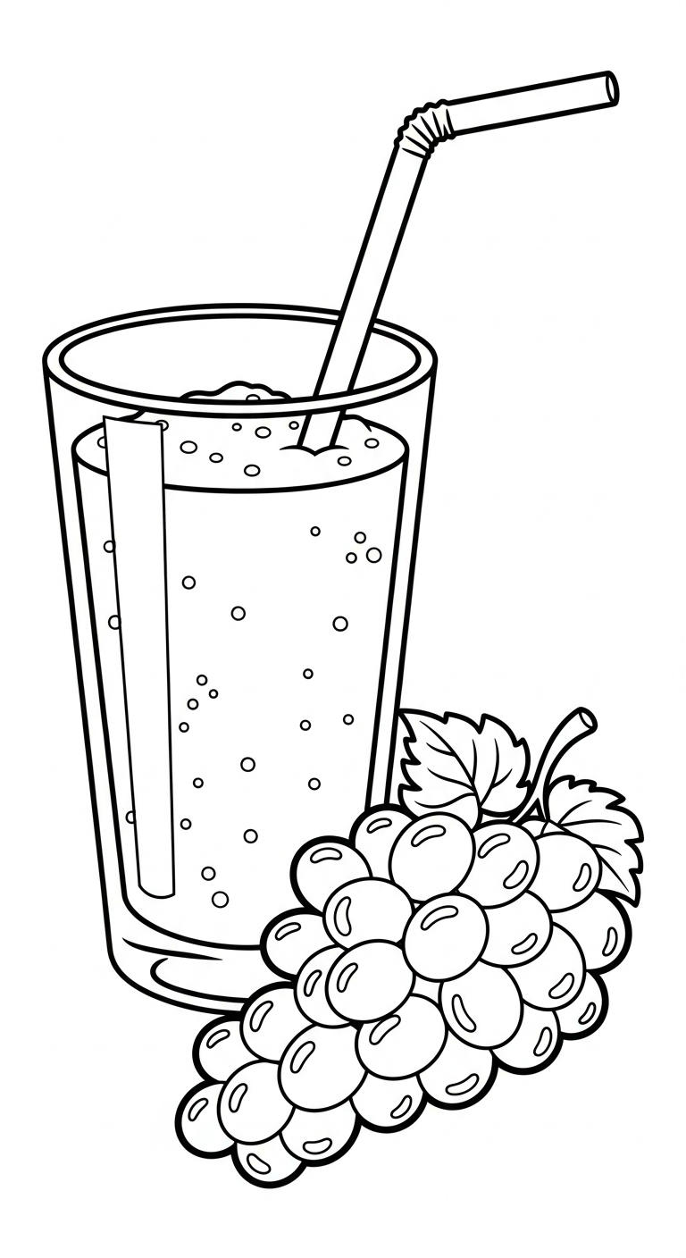 coloriage Raisin updated a dessiner en ligne