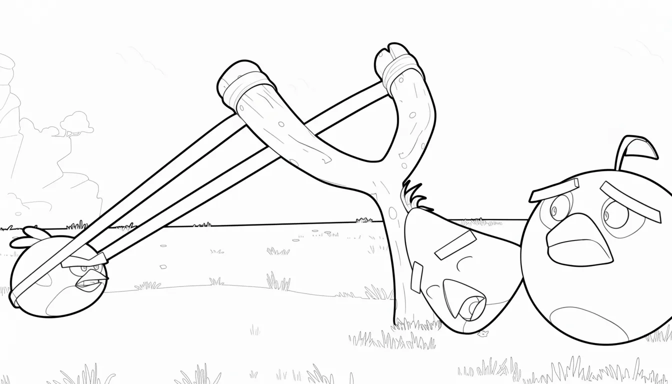 coloriage Angry Birds pour bebe a imprimer 1