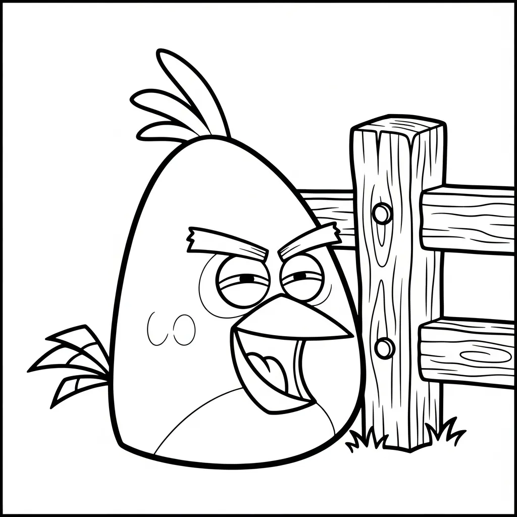 coloriage Angry Birds a imprimer 1