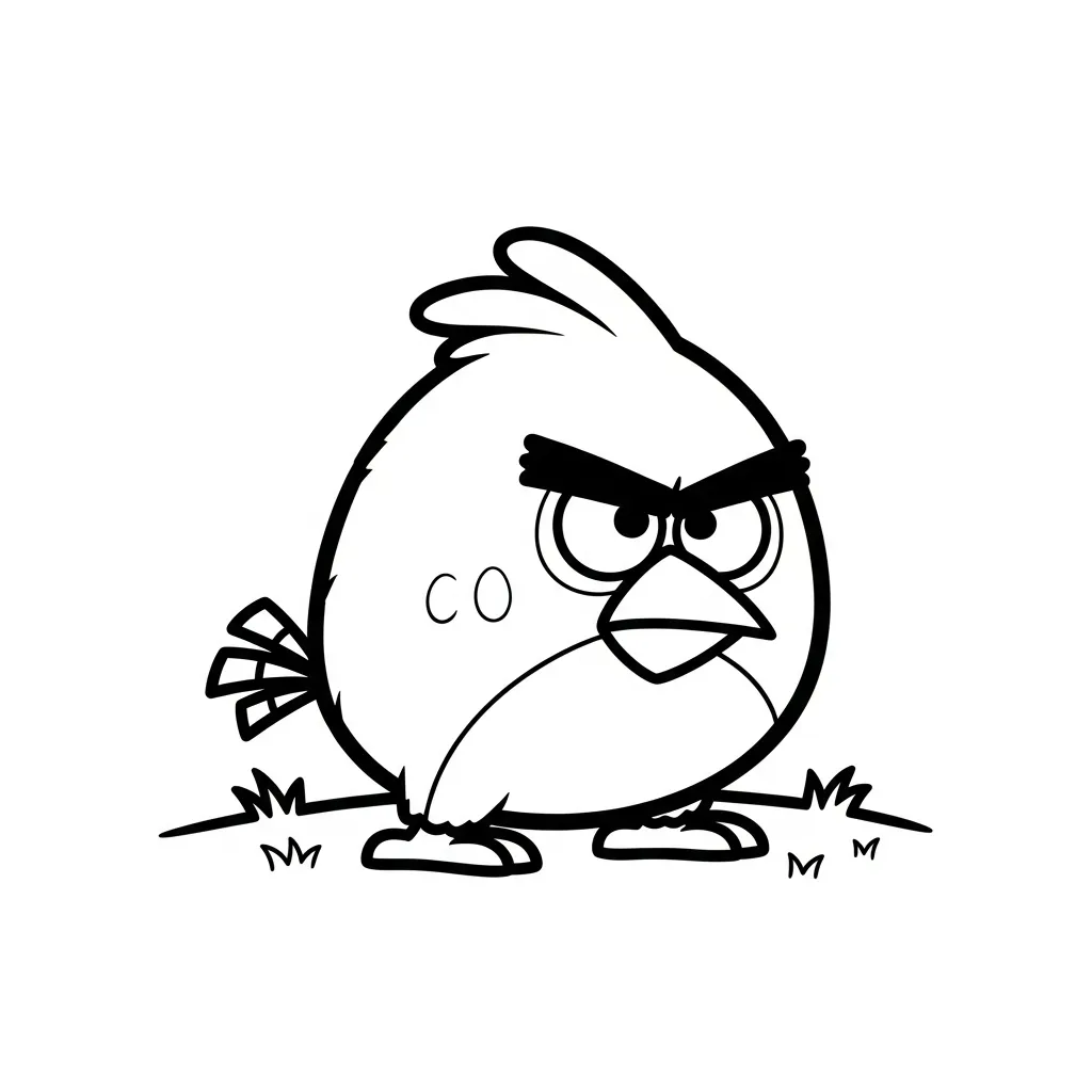 coloriage Angry Birds pour enfant