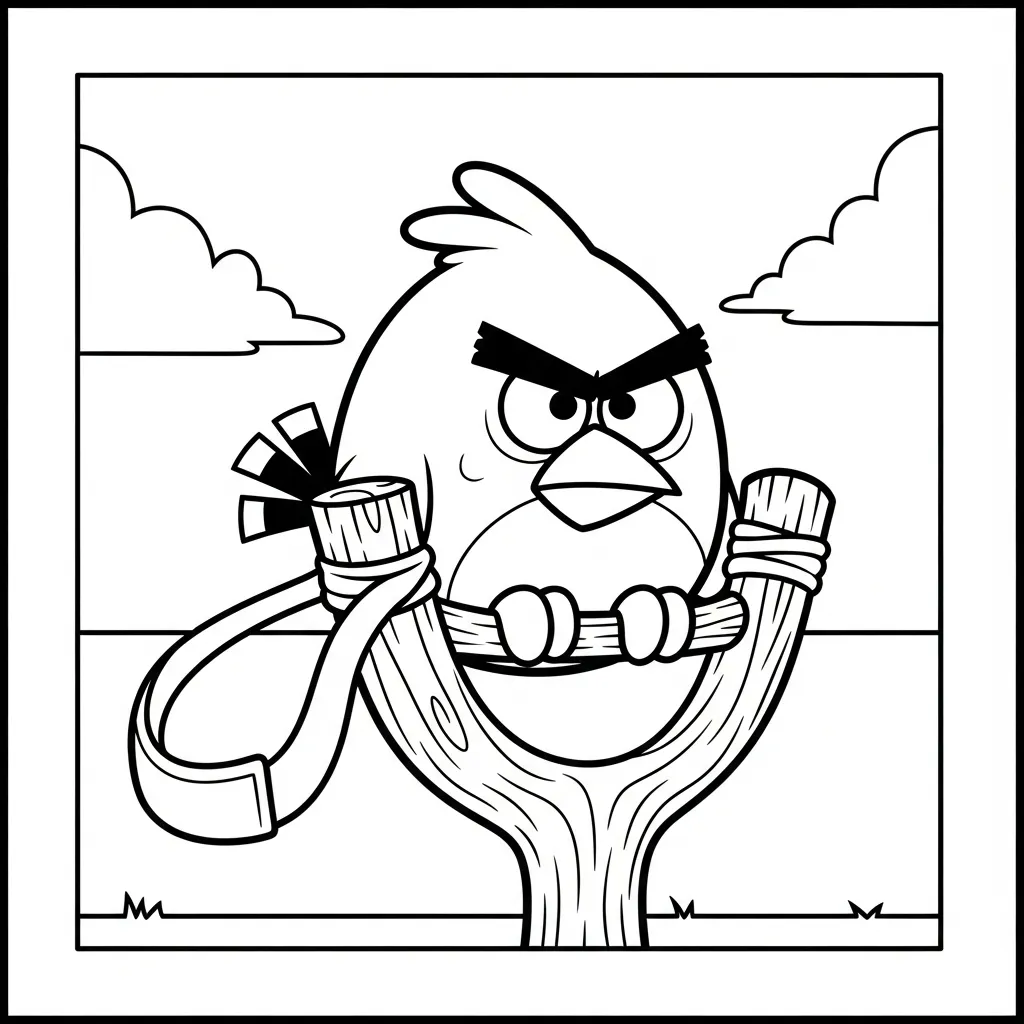 coloriage Angry Birds pour enfant a imprimer gratuit 1