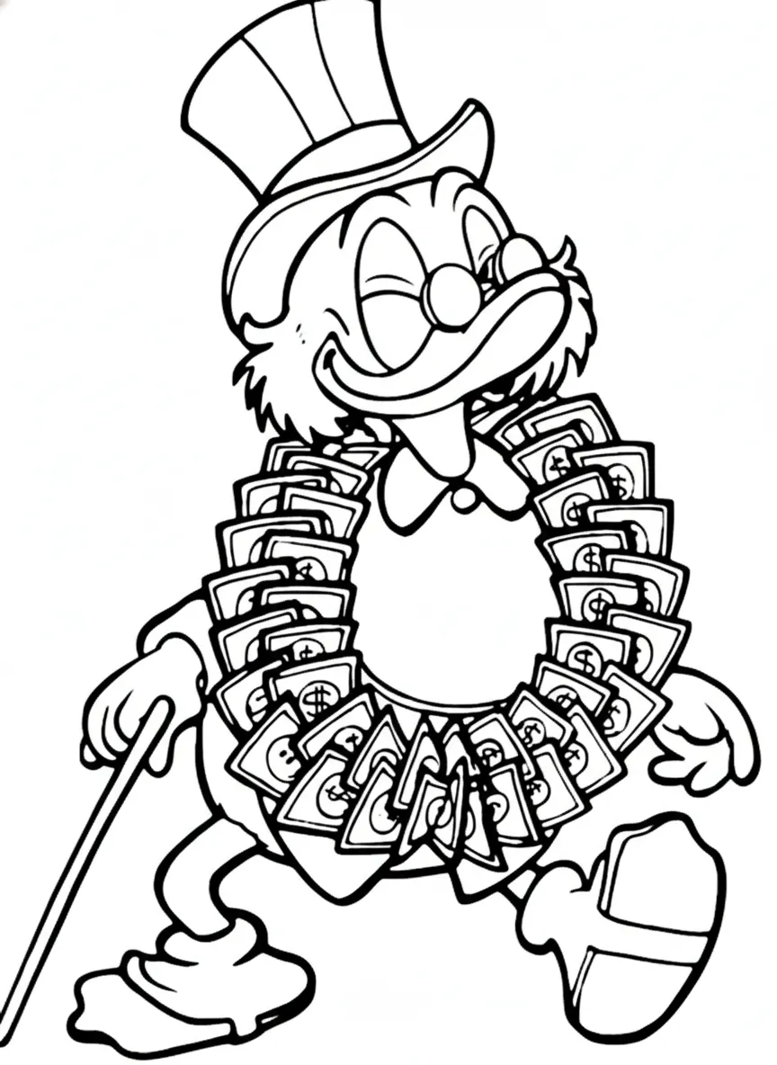 imprimer coloriage DuckTales pour enfant 1