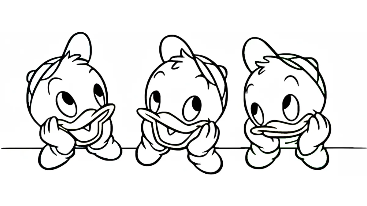 coloriage DuckTales a dessiner en ligne