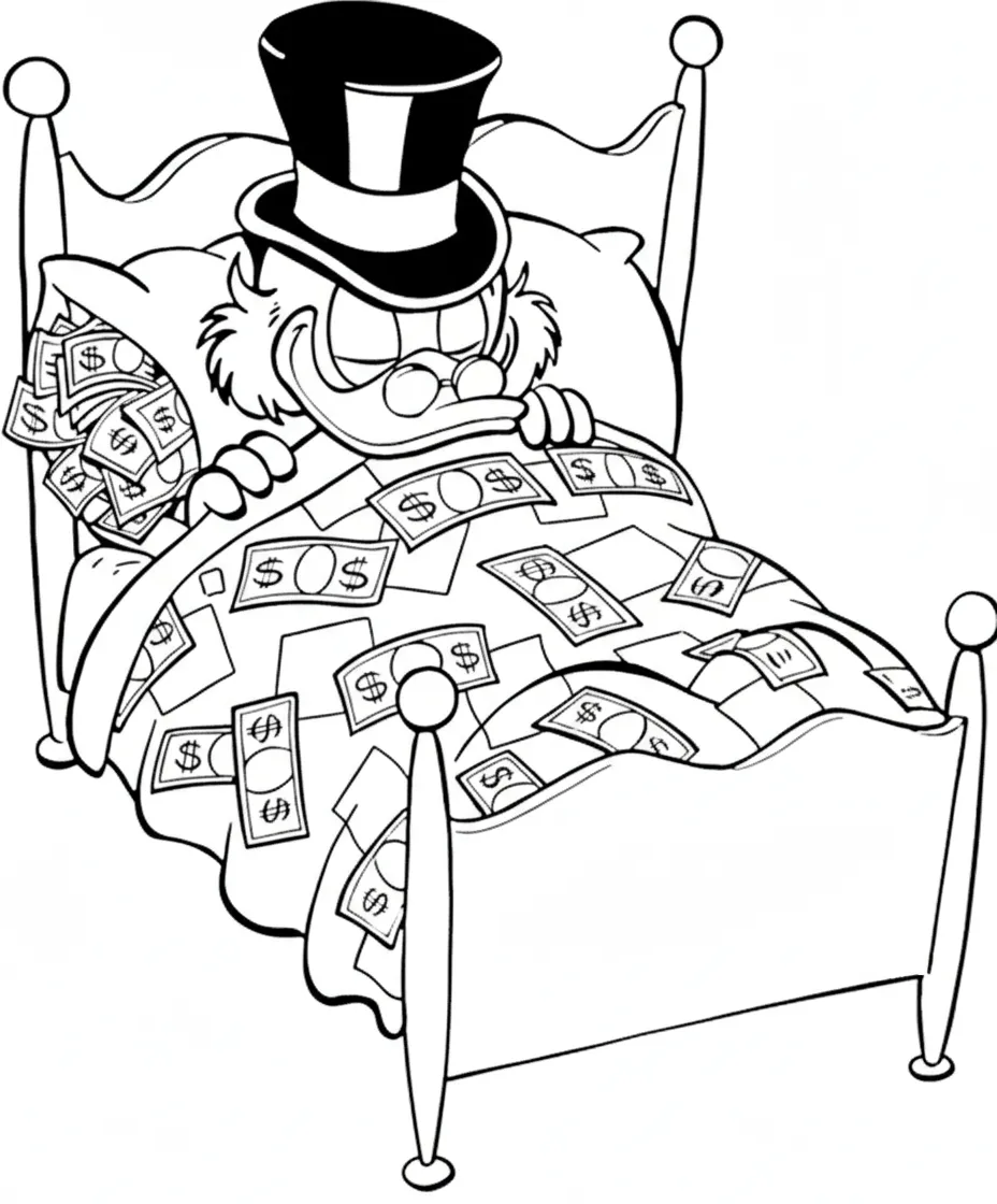 coloriage DuckTales à imprimer